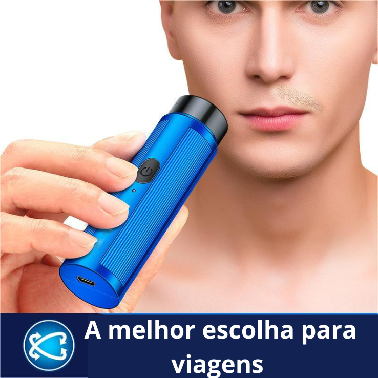 Barbeador Portátil Elétrico Profissional - UltraShave™