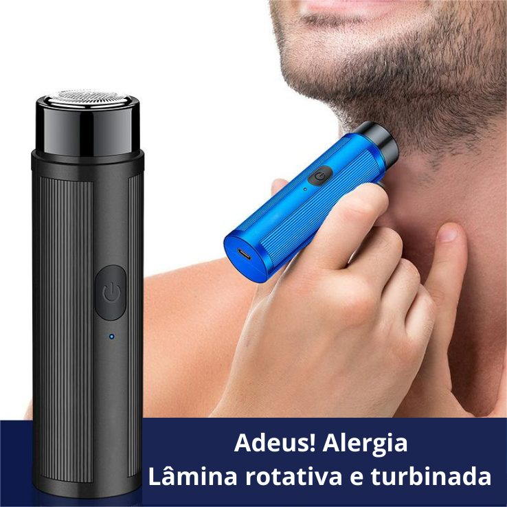 Barbeador Portátil Elétrico Profissional - UltraShave™